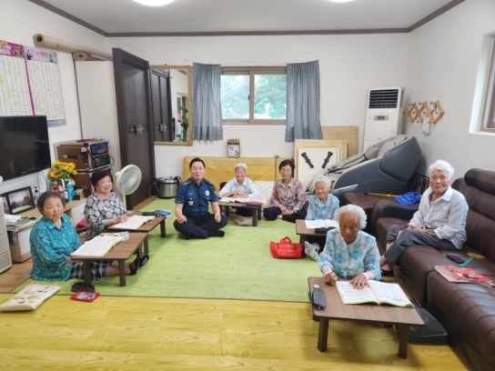 서산경찰서 부석파출소 가을철 교통사고 예방을 위한 안전 활동 전개