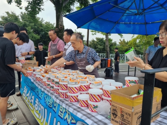 예산군자원봉사센터, 삽교고등학교에서 청소년 한끼 나눔 행사 진행
