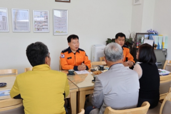 당진소방서장, 재난약자시설 현장지도점검 나서