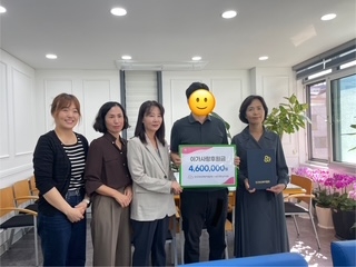 아산시보건소, 생애초기 건강관리 사업 대상자에게 ‘아기사랑 후원금’ 전달