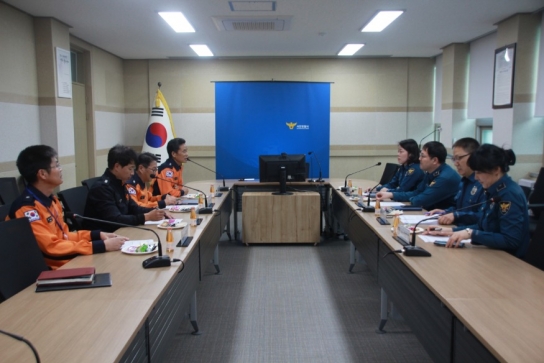 서천경찰서-소방 ‘공동대응 협력 강화’ 간담회 개최
