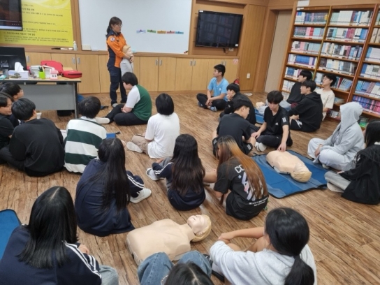 당진소방서, 학교로 찾아가는 심폐소생술 교육