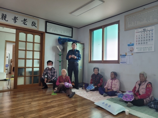서산경찰서 부석파출소 노인 교통사고 예방활동 등 펼쳐!