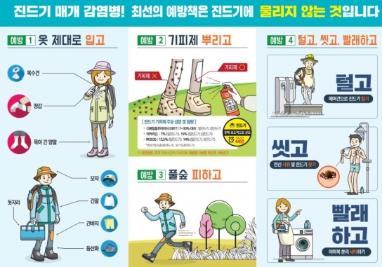 안산시“가을철 야외 활동 시 진드기 매개 감염병 유의하세요”