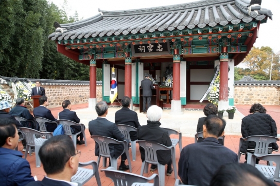 태안군, 제20회 우운 문양목 선생 추모식 개최