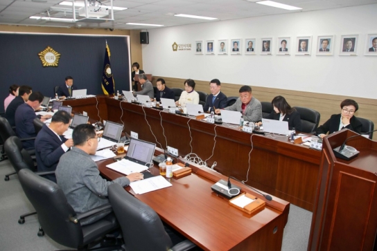 당진시의회, 2024년 11월 중 의원출무일 운영
