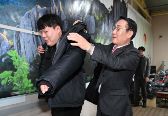 한국부인회 홍성군지부, 환경미화원 노고 격려
