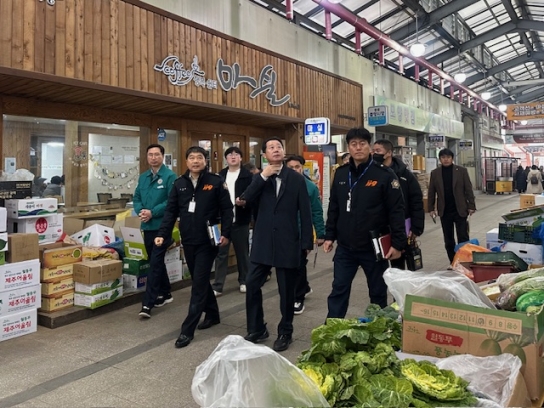 보령시, 설 명절 대비 전통시장 안전 점검 추진