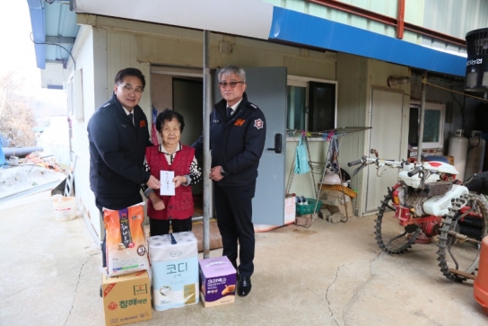 이상권 당진소방서장, 주거용 컨테이너 방문해 안전점검