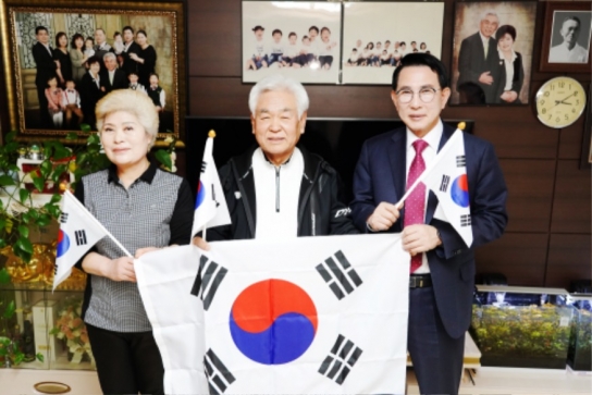 이완섭 서산시장, 독립유공자 유족 위문