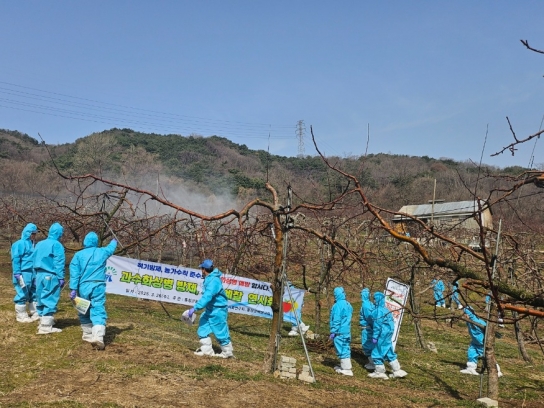 홍성군, 과수화상병 확산 방지 및 산불예방 총력!