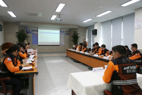 당진소방서, 2025년 상반기 긴급구조통제단 도상훈련 실시