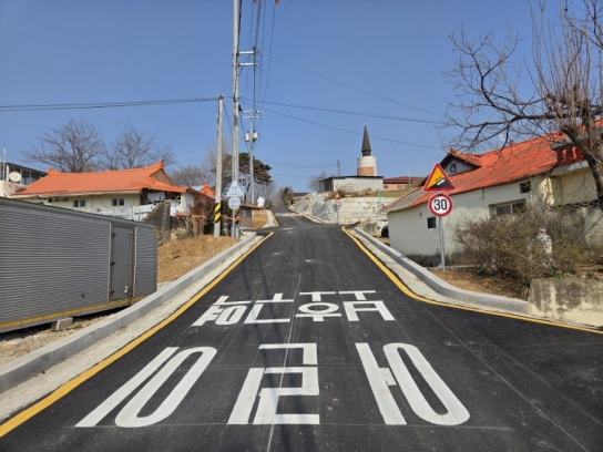 당진시, 읍내동·송산면 도시계획도로 개통...주민 숙원 해결