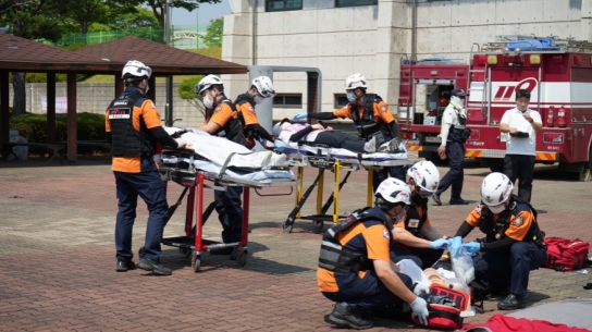 당진소방서, “환자 상태에 맞게 병원 이송합니다.”