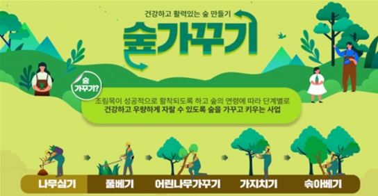 충남도, 기후위기 대응 ‘건강한 숲’ 조성 박차